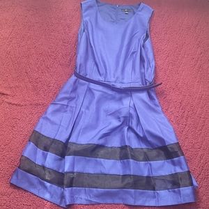 R&K Royal Blue Colorblock Stripe dress